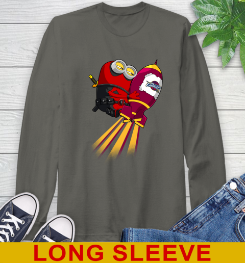 NBA Basketball Cleveland Cavaliers Deadpool Minion Marvel Shirt Long Sleeve T-Shirt 10