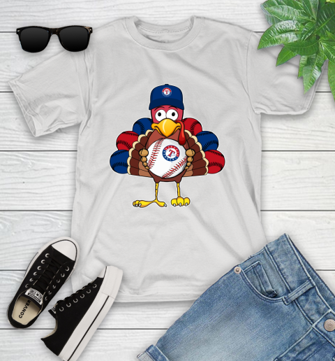 Texas Rangers Turkey thanksgiving Youth T-Shirt