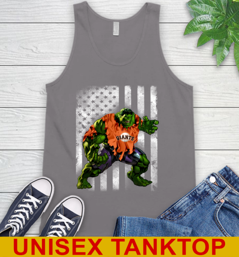 San Francisco Giants Hulk Marvel Avengers MLB Baseball American Flag Tank Top 7 San Francisco Giants Hulk Marvel Avengers MLB Baseball American Flag Tank Top - Image 7
