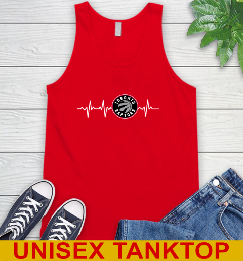 Toronto Raptors NBA Basketball Heart Beat Shirt Tank Top 5