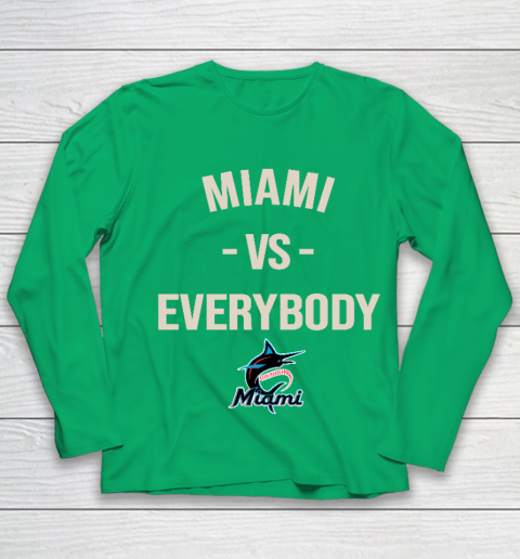 Miami Marlins Vs Everybody Youth Long Sleeve 4