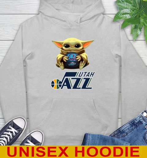 NBA Basketball Utah Jazz Star Wars Baby Yoda Shirt 18