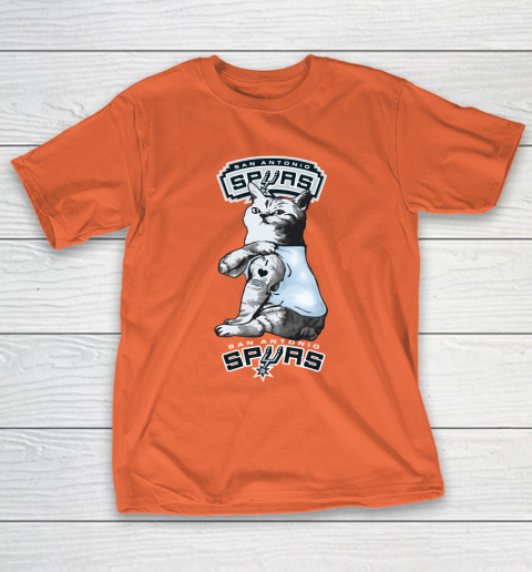 NBA Basketball My Cat Loves San Antonio Spurs T-Shirt 4