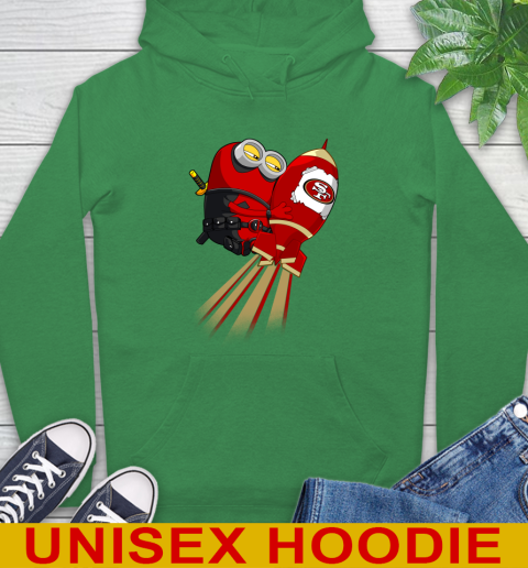 NFL Football San Francisco 49ers Deadpool Minion Marvel Shirt Hoodie 8