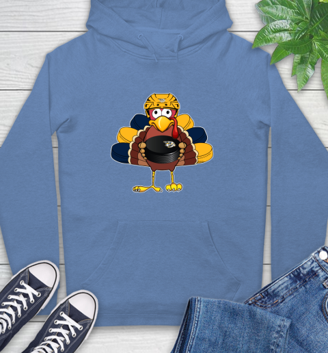 Nashville Predators Turkey Thanksgiving Day Hoodie 11