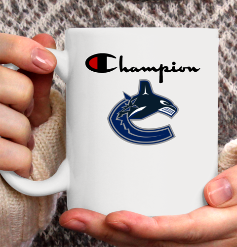 NHL Hockey Vancouver Canucks Champion Shirt Ceramic Mug 15oz