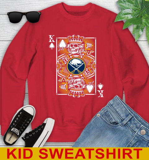 Buffalo Sabres NHL Hockey The King Of Spades Death Cards Shirt Youth Sweatshirt 8 Buffalo Sabres NHL Hockey The King Of Spades Death Cards Shirt Youth Sweatshirt - Image 8
