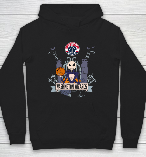 NBA Washington Wizards Basketball Jack Skellington Halloween Hoodie