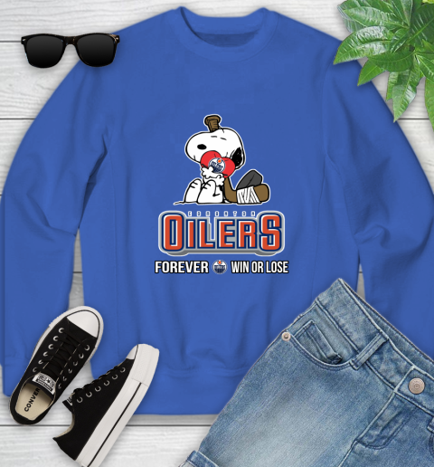 NHL The Peanuts Movie Snoopy Forever Win Or Lose Hockey Edmonton Oilers 122
