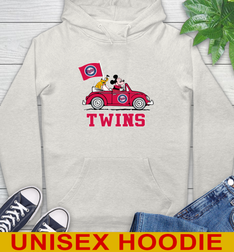 MLB Baseball Minnesota Twins Pluto Mickey Driving Disney Shirt Hoodie 12