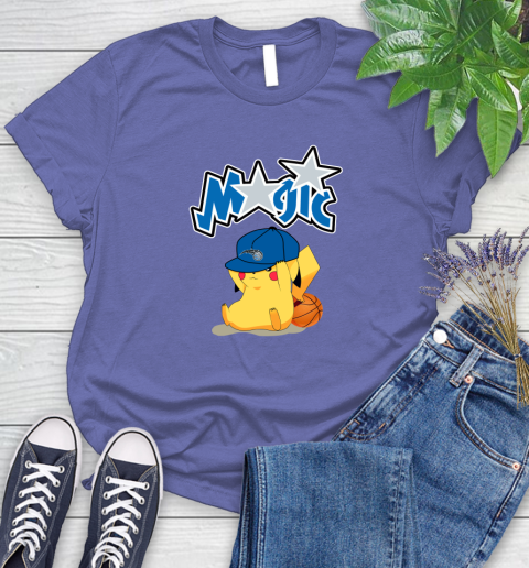 NBA Pikachu Basketball Sports Orlando Magic Women's T-Shirt 11