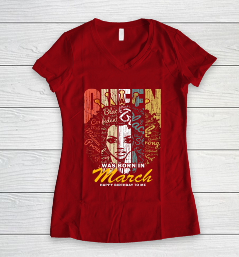 Womens Womens A Queen Was Born On March 16th Happy Birthday To Me T-Shirt Womens Womens A Queen Was Born On March 16th Happy Birthday To Me T-Shirt