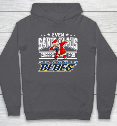 St.Louis Blues Even Santa Claus Cheers For Christmas NHL Hoodie 4