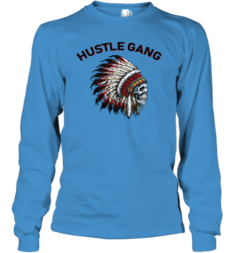 Hustle Gang jck5 hustle gang youth long sleeve 50 front sapphire