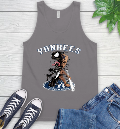 MLB New York Yankees Baseball Venom Groot Guardians Of The Galaxy Tank Top 7
