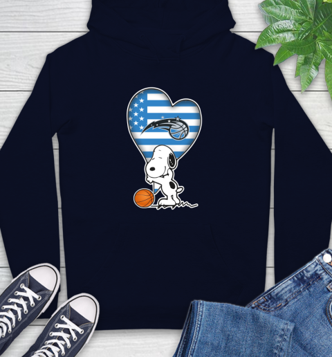 Orlando Magic NBA Basketball The Peanuts Movie Adorable Snoopy Hoodie 4