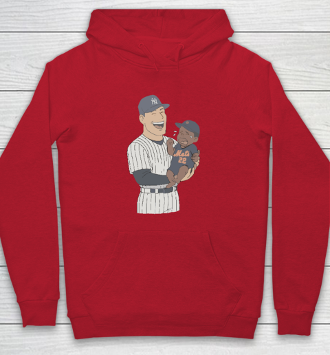 Yankees Holding Crying Mets Baby Hoodie 6