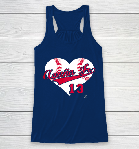 Ronald Acuna Jr Baseball Heart Gameday Racerback Tank - Image 7