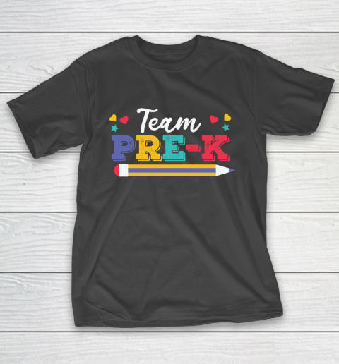Back To School Shirt Team Pre K 1 T-Shirt