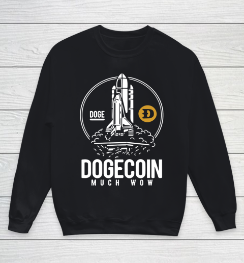 Dogecoin Rocket To The Moon Youth Sweatshirt