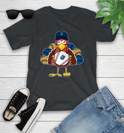 Kansas City Royals Turkey thanksgiving Youth T-Shirt 2