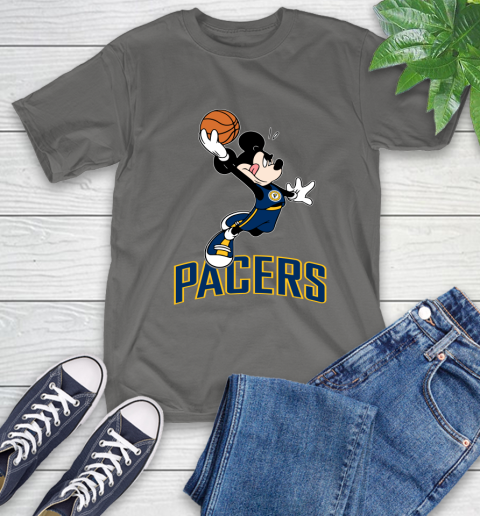 NBA Basketball Indiana Pacers Cheerful Mickey Mouse Shirt T-Shirt 10
