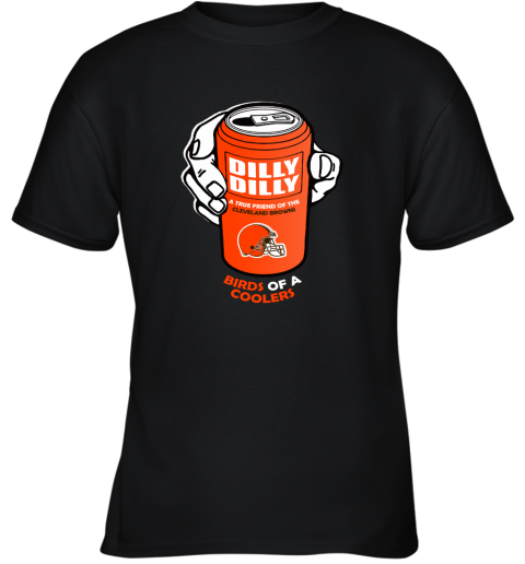 Bud Light Dilly Dilly! Cleveland Browns Birds Of A Cooler Youth T-Shirt