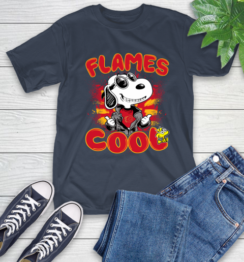 NHL Hockey Calgary Flames Cool Snoopy Shirt T-Shirt 3
