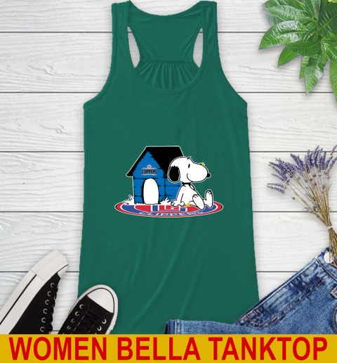 NBA Basketball LA Clippers Snoopy The Peanuts Movie Shirt Racerback Tank 7