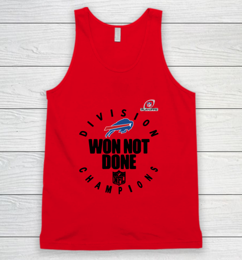 Buffalo Bills East Champions 2020 NFL Playoffs Division Won Not Done Tank Top 3
