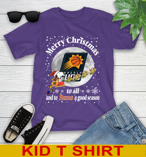 Phoenix Suns Merry Christmas To All And To Suns A Good Season NBA Basketball Sports Youth T-Shirt 3