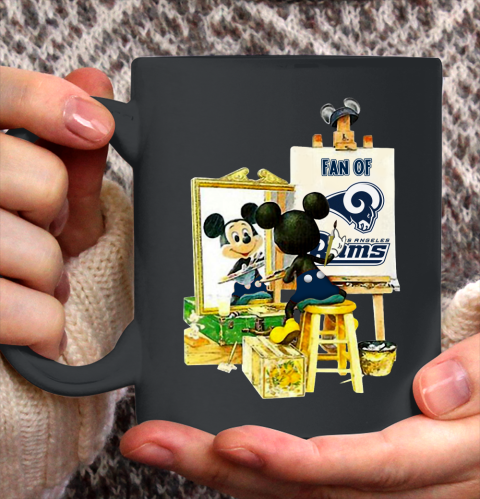 NFL Football Los Angeles Rams Mickey Drawing Shirt 136