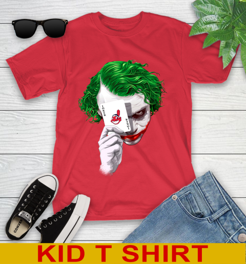 Cleveland Indians MLB Baseball Joker Card Shirt Youth T-Shirt 11