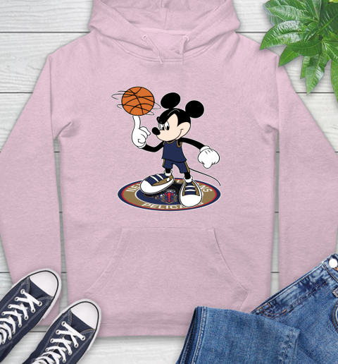 NBA Basketball New Orleans Pelicans Cheerful Mickey Disney Shirt Hoodie 10
