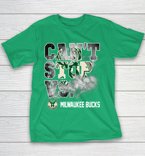 NBA Milwaukee Bucks Basketball Can't Stop Vs Youth T-Shirt 3