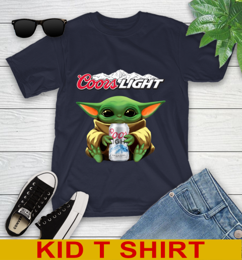 Star Wars Baby Yoda Hugs Coors Beer Shirt 103