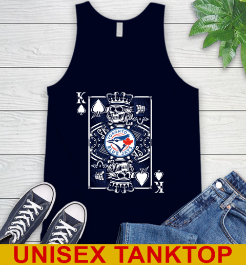 Toronto Blue Jays MLB Baseball The King Of Spades Death Cards Shirt Tank Top 2