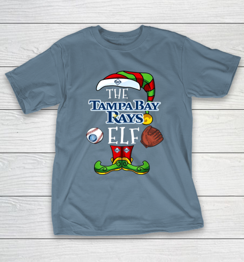 Tampa Bay Rays Christmas ELF Funny MLB T-Shirt 6