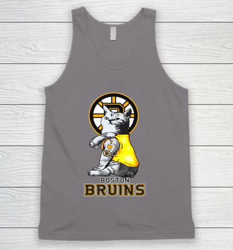 NHL My Cat Loves Boston Bruins Hockey Tank Top 6