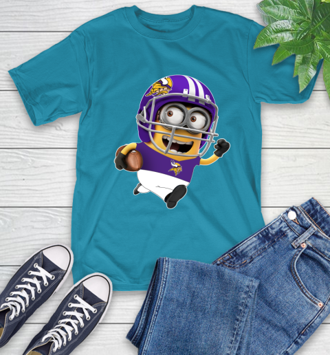 NFL Minnesota Vikings Minions Disney Football Sports T-Shirt 8