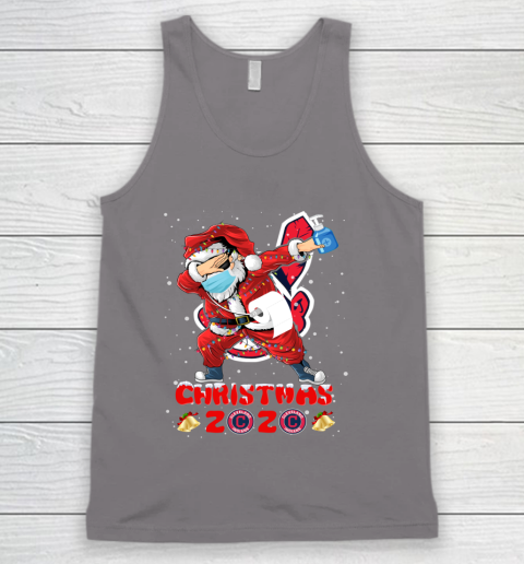 Cleveland Indians Funny Santa Claus Dabbing Christmas 2020 MLB Tank Top 6