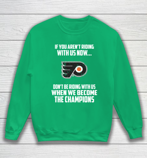 NHL Philadelphia Flyers Hockey We Become The Champions Sweatshirt 5