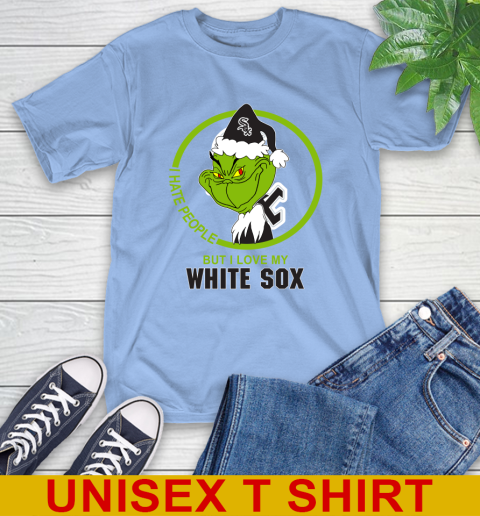 Chicago White Sox MLB Grinch I Hate People But I Love My Favorite Baseball Team 11