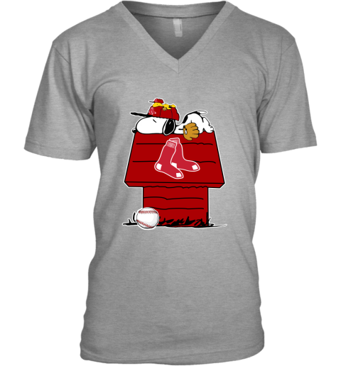 MLB Boston Red Sox Snoopy Woodstock The Peanuts Movie Baseball T Shirt  Youth T-Shirt