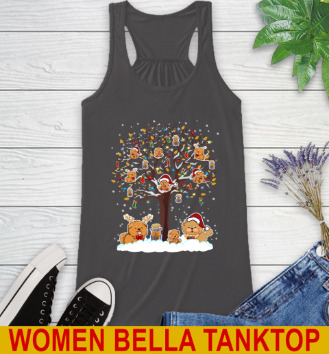 Chow Chow dog pet lover light christmas tree shirt 46