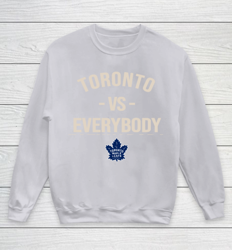 Toronto Maple Leafs Vs Everybody Youth Sweatshirt 3