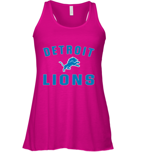 Detroit Lions NFL Line by Fanatics Branded Blue Vintage Victory Racerback Tank