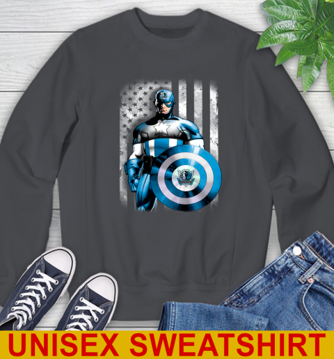 Dallas Mavericks NBA Basketball Captain America Marvel Avengers American Flag Shirt Sweatshirt 7