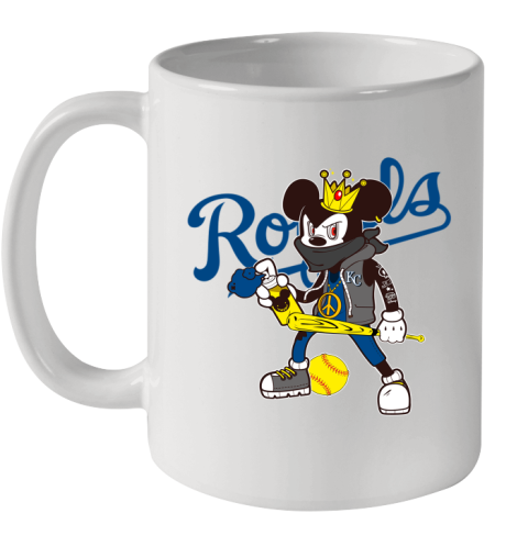 Kansas City Royals MLB Baseball Mickey Peace Sign Sports Ceramic Mug 11oz