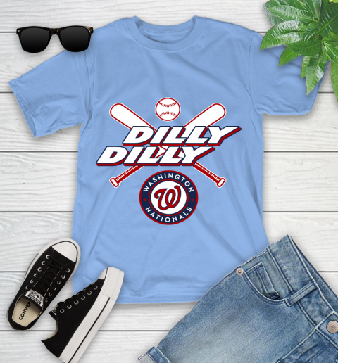 MLB Washington Nationals Dilly Dilly Baseball Sports Youth T-Shirt 11